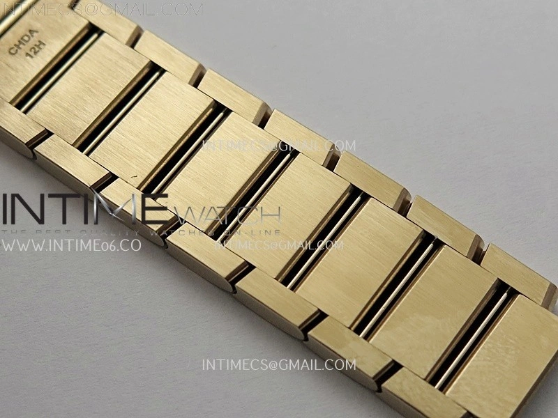 Tank Francaise Ladies 21.2mm Diamond Bezel RG 8848F 1:1 Best Edition Silver Dial on RG Bracelet Ronda Quartz V2